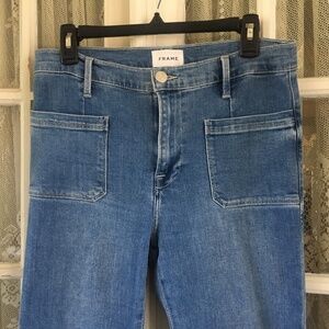 HP: FRAME Le Bardot High Rise Flare Jeans- 30